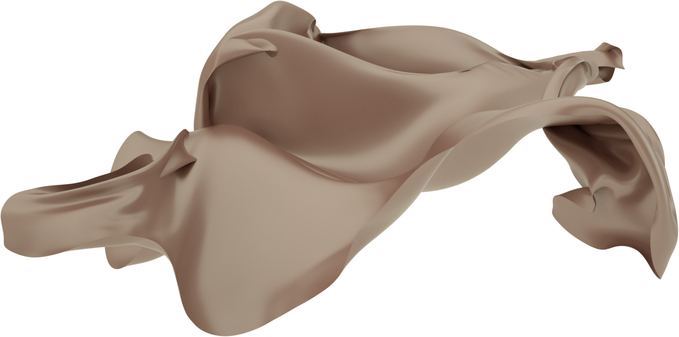 Abstract 3d Floating Liquid Illustration
